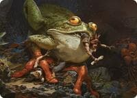 Rampant Frogantua Art Card - Art Series: Modern Horizons 3 - Magic: The Gathering card