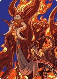 Phlage, Titan of Fire's Fury Art Card - Art Series: Modern Horizons 3 - Magic: The Gathering card