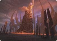 Phyrexian Tower Art Card - Art Series: Modern Horizons 3 - Magic: The Gathering card