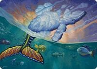 Dreamtide Whale Art Card - Art Series: Modern Horizons 3 - Magic: The Gathering card