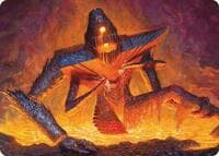 Molten Gatekeeper Art Card - Art Series: Modern Horizons 3 - Magic: The Gathering card