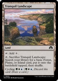 Tranquil Landscape (Ripple Foil) - Modern Horizons 3 - Magic: The Gathering card