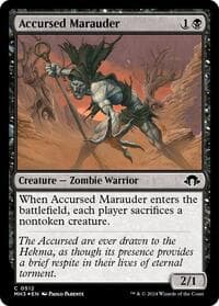 Accursed Marauder (Ripple Foil) - Modern Horizons 3 - Magic: The Gathering card