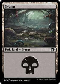 Swamp (0502) (Ripple Foil) - Modern Horizons 3 - Magic: The Gathering card
