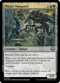 Titans' Vanguard (Ripple Foil) - Modern Horizons 3 - Magic: The Gathering card