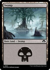 Swamp (0501) (Ripple Foil) - Modern Horizons 3 - Magic: The Gathering card