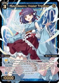 Aya//Dissona, Master Trickster - Concord Diva - WIXOSS card