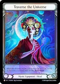 Traverse the Universe (Extended Art) - Part the Mistveil - Flesh and Blood TCG card