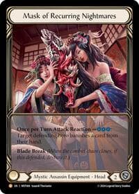Mask of Recurring Nightmares (Extended Art) - Part the Mistveil - Flesh and Blood TCG card