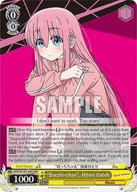 "Bocchi-chan", Hitori Gotoh - BOCCHI THE ROCK! - Weiss Schwarz card