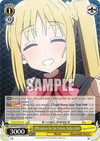 Affirmation for the Future, Nijika Ijichi (SR) - BOCCHI THE ROCK! - Weiss Schwarz card