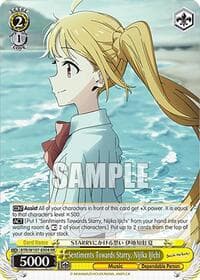 Sentiments Towards Starry, Nijika Ijichi - BOCCHI THE ROCK! - Weiss Schwarz card