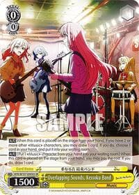 Overlapping Sounds, Kessoku Band (SR) - BOCCHI THE ROCK! - Weiss Schwarz card