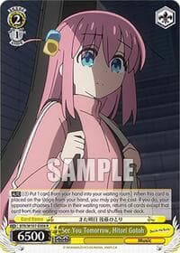 See You Tomorrow, Hitori Gotoh - BOCCHI THE ROCK! - Weiss Schwarz card