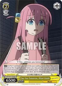 See You Tomorrow, Hitori Gotoh (SR) - BOCCHI THE ROCK! - Weiss Schwarz card