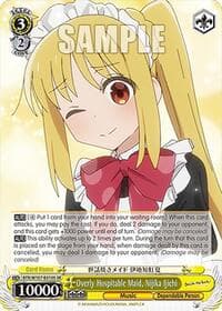 Overly Hospitable Maid, Nijika Ijichi (SR) - BOCCHI THE ROCK! - Weiss Schwarz card