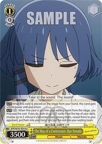 The Way of a Connoisseur, Ryo Yamada - BOCCHI THE ROCK! - Weiss Schwarz card