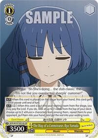 The Way of a Connoisseur, Ryo Yamada (SR) - BOCCHI THE ROCK! - Weiss Schwarz card