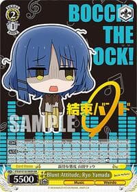 Blunt Attitude, Ryo Yamada (KBR) - BOCCHI THE ROCK! - Weiss Schwarz card