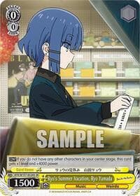 Ryo's Summer Vacation, Ryo Yamada (SR) - BOCCHI THE ROCK! - Weiss Schwarz card