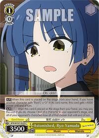 Astonished, Ryo Yamada - BOCCHI THE ROCK! - Weiss Schwarz card