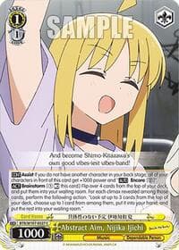 Abstract Aim, Nijika Ijichi - BOCCHI THE ROCK! - Weiss Schwarz card