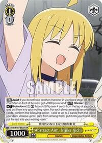 Abstract Aim, Nijika Ijichi (SR) - BOCCHI THE ROCK! - Weiss Schwarz card