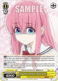 Forgotten Cuteness, Hitori Gotoh (SR) - BOCCHI THE ROCK! - Weiss Schwarz card