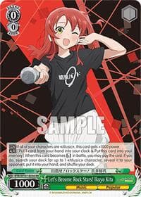 Let's Become Rock Stars! Ikuyo Kita - BOCCHI THE ROCK! - Weiss Schwarz card