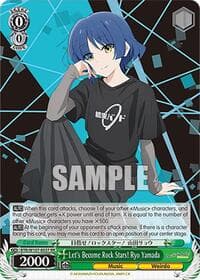 Let's Become Rock Stars! Ryo Yamada - BOCCHI THE ROCK! - Weiss Schwarz card