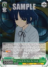 Sticking By Her Music, Ryo Yamada - BOCCHI THE ROCK! - Weiss Schwarz card