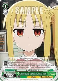 Unimpressed Expression, Nijika Ijichi - BOCCHI THE ROCK! - Weiss Schwarz card