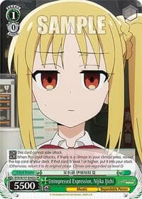 Unimpressed Expression, Nijika Ijichi (SR) - BOCCHI THE ROCK! - Weiss Schwarz card