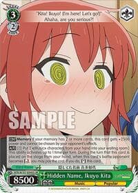 Hidden Name, Ikuyo Kita (SR) - BOCCHI THE ROCK! - Weiss Schwarz card