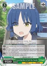 Converting Bass to Cash, Ryo Yamada - BOCCHI THE ROCK! - Weiss Schwarz card