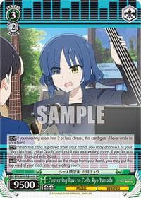 Converting Bass to Cash, Ryo Yamada (SR) - BOCCHI THE ROCK! - Weiss Schwarz card