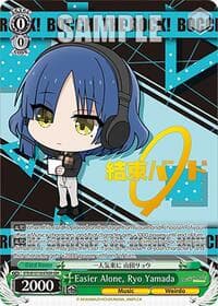 Easier Alone, Ryo Yamada (KBR) - BOCCHI THE ROCK! - Weiss Schwarz card