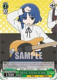 I Didn't Even... Go That Hard Ryo Yamada (SR) - BOCCHI THE ROCK! - Weiss Schwarz card