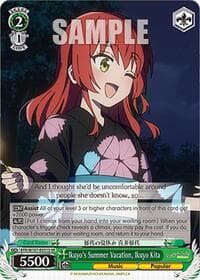 Ikuyo's Summer Vacation, Ikuyo Kita (SR) - BOCCHI THE ROCK! - Weiss Schwarz card