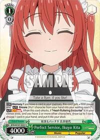 Perfect Service, Ikuyo Kita - BOCCHI THE ROCK! - Weiss Schwarz card