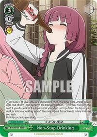 Non-Stop Drinking - BOCCHI THE ROCK! - Weiss Schwarz card