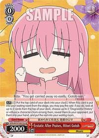 Ecstatic After Praises, Hitori Gotoh (SR) - BOCCHI THE ROCK! - Weiss Schwarz card
