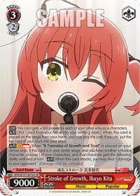 Stroke of Growth, Ikuyo Kita (SR) - BOCCHI THE ROCK! - Weiss Schwarz card