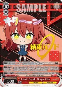 Limit Break, Ikuyo Kita (KBR) - BOCCHI THE ROCK! - Weiss Schwarz card