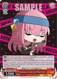Reminiscent Guitar Girl, Hitori Gotoh - BOCCHI THE ROCK! - Weiss Schwarz card