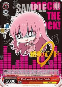 Plankton Gotoh, Hitori Gotoh (KBR) - BOCCHI THE ROCK! - Weiss Schwarz card