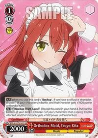 Orthodox Maid, Ikuyo Kita (SR) - BOCCHI THE ROCK! - Weiss Schwarz card