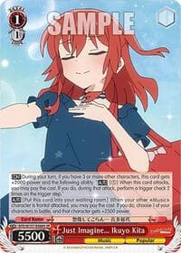 Just Imagine Ikuyo Kita (SR) - BOCCHI THE ROCK! - Weiss Schwarz card