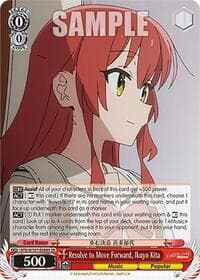 Resolve to Move Forward, Ikuyo Kita (SR) - BOCCHI THE ROCK! - Weiss Schwarz card