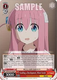 Avoiding a Development, Hitori Gotoh - BOCCHI THE ROCK! - Weiss Schwarz card